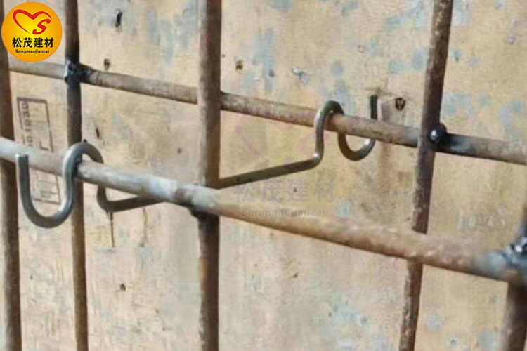 剪力墻內支撐使用現場